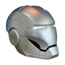 Luminária de Mesa Capacete Homem de Ferro Marvel Laqueado Cromo Bivolt LED