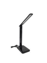 Luminária de Mesa Charger Preto Led 10W 33cm com Carregador sem Fio