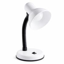 Luminária de Mesa Clássica Articulada E27 Bivolt Branca