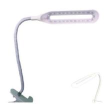 Luminária De Mesa Com Garra Manicure Maquiagem Leitura Usb