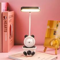 Luminária de Mesa com Haste Flexível Infantil para Mesa de Estudos