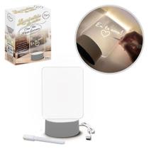 Luminaria De Mesa Com Tela Para Escrever luxo - Art house - Art house