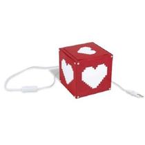 Luminária De Mesa - Coração Pixel