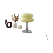 Luminária De Mesa De Vidro Macaron Para Meninas Com Dimerização Tricromática E Proteção Para Os