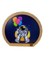 Luminária de Mesa Decorativa Astronauta com Balões Bivolt