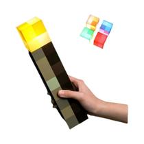 Luminária De Mesa Decorativa Brownstone Torch Com 4 Cores De LED, Carregamento USB, Luz Noturna Para Luminária De Mesa Decorativa Brownstone Torch Com 4 Cores De LED, Carregamento USB, Luz Noturna Para