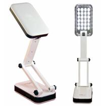 Luminaria de Mesa Dobravel 24 Leds Branca Luminaria de Mesa Dobravel 24 Leds Branca