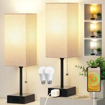 Luminária de Mesa Dott Arts 15" 3 Cores com Tomada AC e 2 Lâmpadas