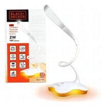 Luminaria De Mesa Eco 2w 6500k Touch Branca- Pilha/usb - B+d