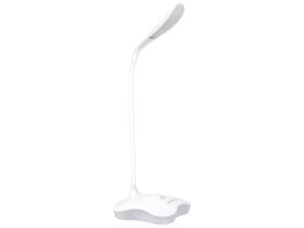 Luminária de Mesa ECO 6500K Touch Branca Pilha/USB 2W