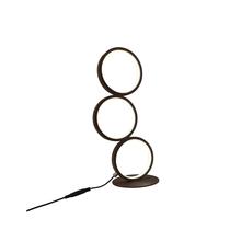 Luminária De Mesa Em Forma De 3 Anéis Minimalista Coffee Luminária De Mesa Em Forma De 3 Anéis Minimalista Coffee