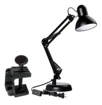 Luminaria De Mesa Em Metal Preta Desk Lamp - Gmh Luminaria De Mesa Em Metal Preta Desk Lamp - Gmh