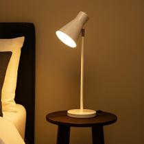 Luminária de Mesa Emma com Cúpula Articulada e Soquete E27