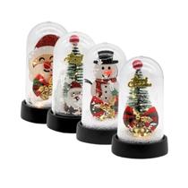 Luminária de Mesa Enfeite Decoração Natal Cúpula Led 1 unid