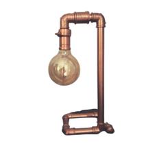 Luminaria de mesa estilo industrial