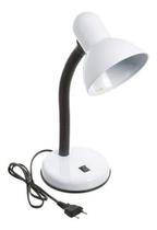 Luminária de Mesa Flexível Branca Bivolt 60w - Cads Luminária de Mesa Flexível Branca Bivolt 60w - Cads