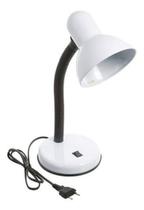 Luminária de Mesa Flexível Branca Bivolt 60w - Cads Luminária de Mesa Flexível Branca Bivolt 60w - Cads