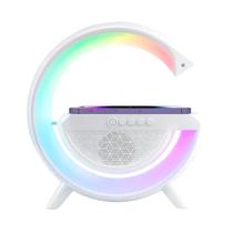 Luminária De Mesa G Speaker Smart Bluetooth C/som Cor Branco