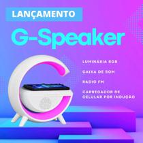 Luminária De Mesa G Speaker Smart Station Bluetooth C/ Som Luminária De Mesa G Speaker Smart Station Bluetooth C/ Som