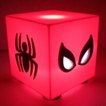 Luminaria de Mesa Homem Aranha Presente Luminária Spider Man Marvel