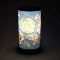Luminária de Mesa Hug Marvel Super Heróis Blue