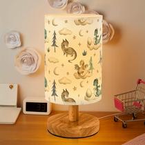 Luminária de Mesa Imvertu Dragão Fofo com Porta USB e Base de Madeira Luminária de Mesa Imvertu Dragão Fofo com Porta USB e Base de Madeira