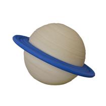 Luminária de Mesa Infantil Planeta Saturno com Anel Azul Espaço Decoração Presente Menino - Usare
