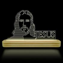 Luminária de Mesa Jesus Cristo com Iluminação LED e Acrílico Personalizado Luminária de Mesa Jesus Cristo com Iluminação LED e Acrílico Personalizado