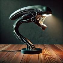 Luminária de Mesa JRPLXIML Alien LED USB Sci-Fi 15 cm