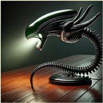 Luminária de Mesa JRPLXIML Xenomorfo Alien LED Sci-Fi 15 cm