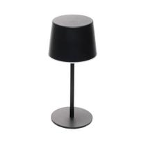 Luminária de Mesa Led 3 Tons Usb Elara Preta Metal Luminária de Mesa Led 3 Tons Usb Elara Preta Metal