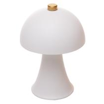 Luminária de Mesa Led 3 Tons Usb Orbe 10cm x 14,5cm Branca