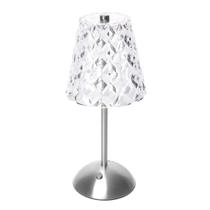 Luminária de Mesa Led 3 Tons Usb Wolff Orion Prata Metal Luminária de Mesa Led 3 Tons Usb Wolff Orion Prata Metal