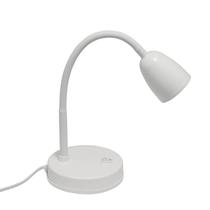 Luminaria De Mesa Led Abs Branco 4w 3000k Yamamura