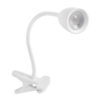 Luminaria De Mesa Led Abs Com Garra 4w 3000k Focus