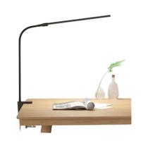 Luminária De Mesa LED Ajustável Com Cabeça Dupla Ou Simples, Luz De Pescoço Flexível Regulável Para