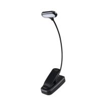 Luminária De Mesa LED Ajustável Com Clip, Alimentada Por Bateria, Luz De Leitura Portátil Para Luminária De Mesa LED Ajustável Com Clip, Alimentada Por Bateria, Luz De Leitura Portátil Para