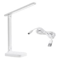 Luminária de Mesa LED Ajustavel Touch 3 Modos de Iluminação