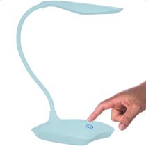 Luminária De Mesa Led Articulável Com 3 Intensidades, Acendimento Touch, Haste Flexível, Alimentação USB, Ideal Para Estudos, Leitura E Trabalho