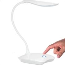 Luminária De Mesa Led Articulável Com 3 Intensidades, Acendimento Touch, Haste Flexível, Alimentação USB, Ideal Para Estudos, Leitura E Trabalho