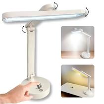 Luminária de Mesa LED Articulável Recarregável USB Ajustável Luminária de Mesa LED Articulável Recarregável USB Ajustável