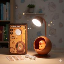 Luminária de Mesa LED Capivara Divertida Abajur Infantil Recarregável USB Decorativo. Luminária de Mesa LED Capivara Divertida Abajur Infantil Recarregável USB Decorativo.
