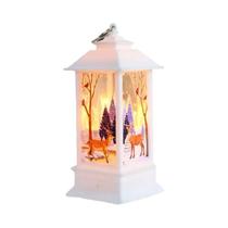 Luminária De Mesa LED Com Bateria, Papai Noel E Boneco De Neve, Luz Noturna De Natal, Decoração