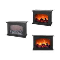 Luminária De Mesa LED Com Efeito De Chama De Lareira De Natal, Estilo Carvão, Decoração De Inverno Luminária De Mesa LED Com Efeito De Chama De Lareira De Natal, Estilo Carvão, Decoração De Inverno