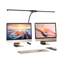 Luminária De Mesa LED De Cabeça Dupla Com 3 Modos De Cor E 10 Níveis De Intensidade, Proteção Ocular