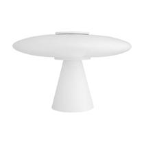 Luminaria De Mesa Led Dimerizavel Branca 15w 3000k Trend