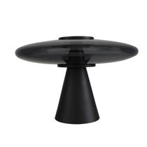Luminaria De Mesa Led Dimerizavel Preta 15w 3000k Trend