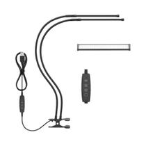 Luminária De Mesa LED Dimmable De 10W Com Clip, Luz De Leitura Com 10 Níveis De Brilho E 3 Modos, Luminária De Mesa LED Dimmable De 10W Com Clip, Luz De Leitura Com 10 Níveis De Brilho E 3 Modos,