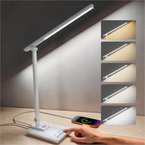 Luminária de Mesa LED ELECTRI Touch USB 5 Cores Dimerizável Dobrável