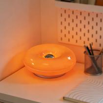 Luminária De Mesa LED Em Forma De Donut, Ajustável E Quente, Para Quarto, Sala De Estar, Decoração
